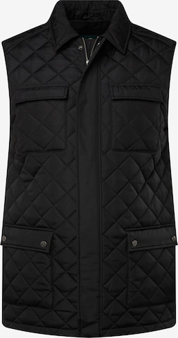 Gilet Boston Park en noir : devant