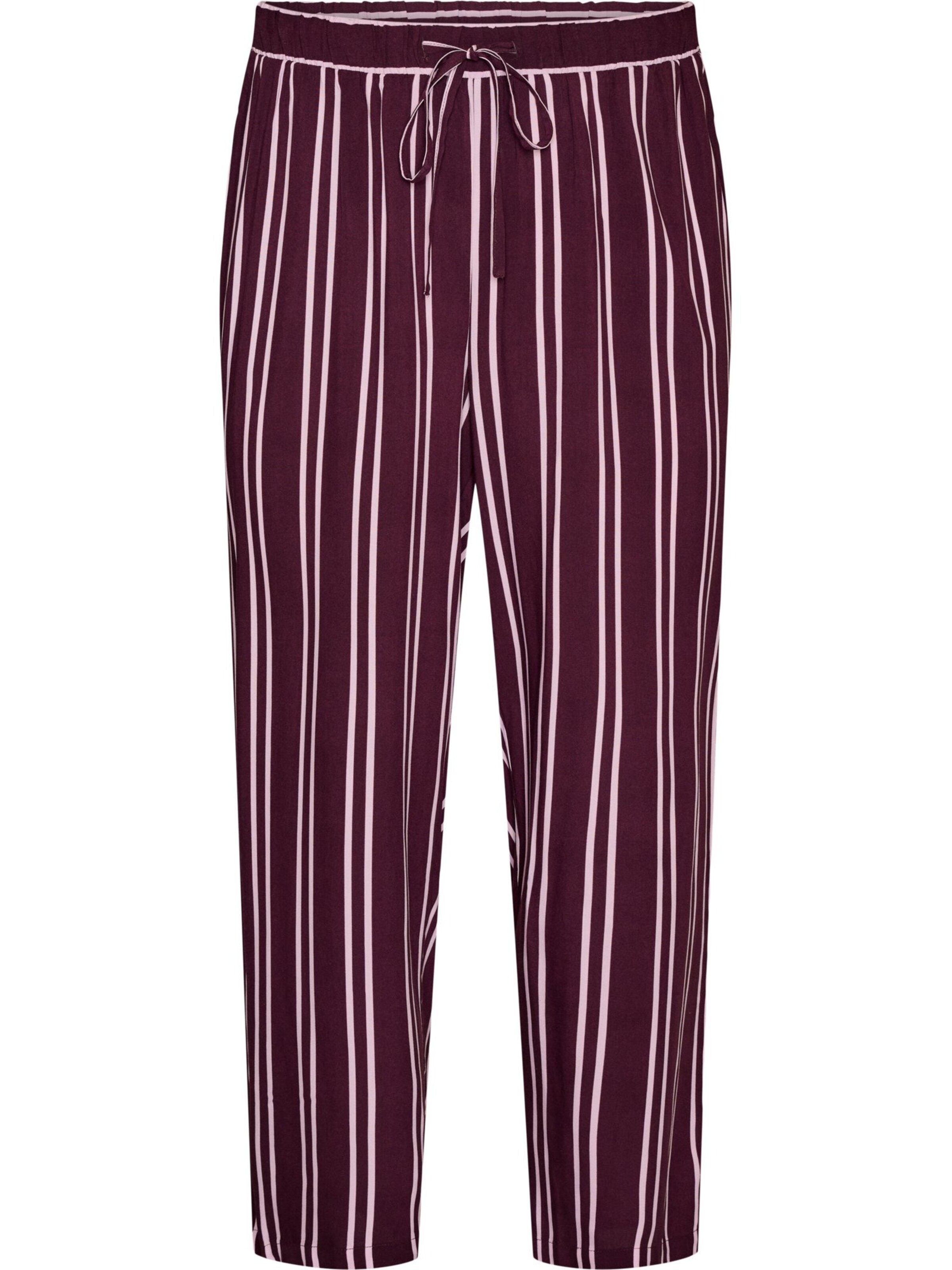Zizzi Pajama pants in Red: front