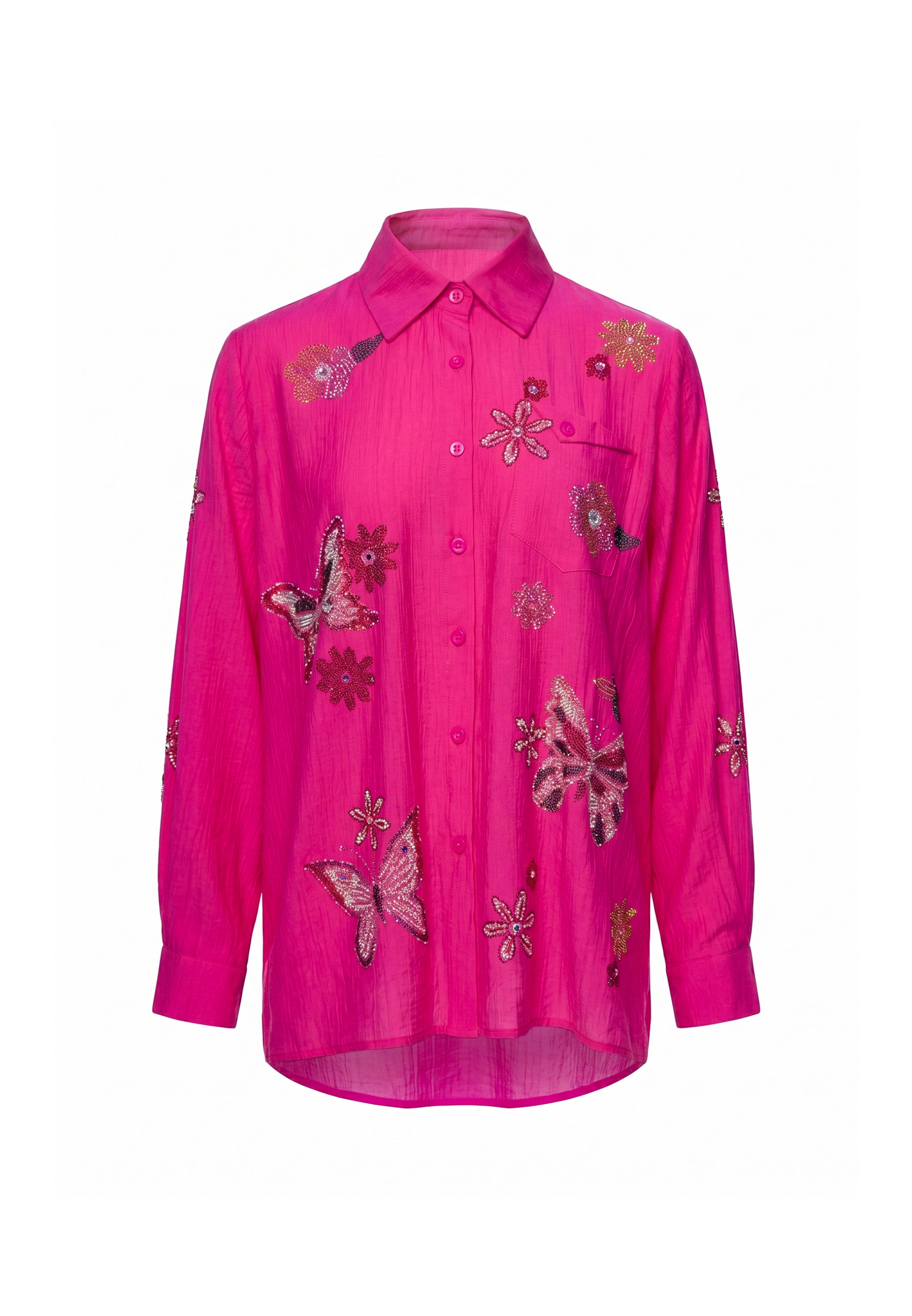 faina Blusa 'Glamour' em M em mistura de cores / fúcsia, Vista do artigo