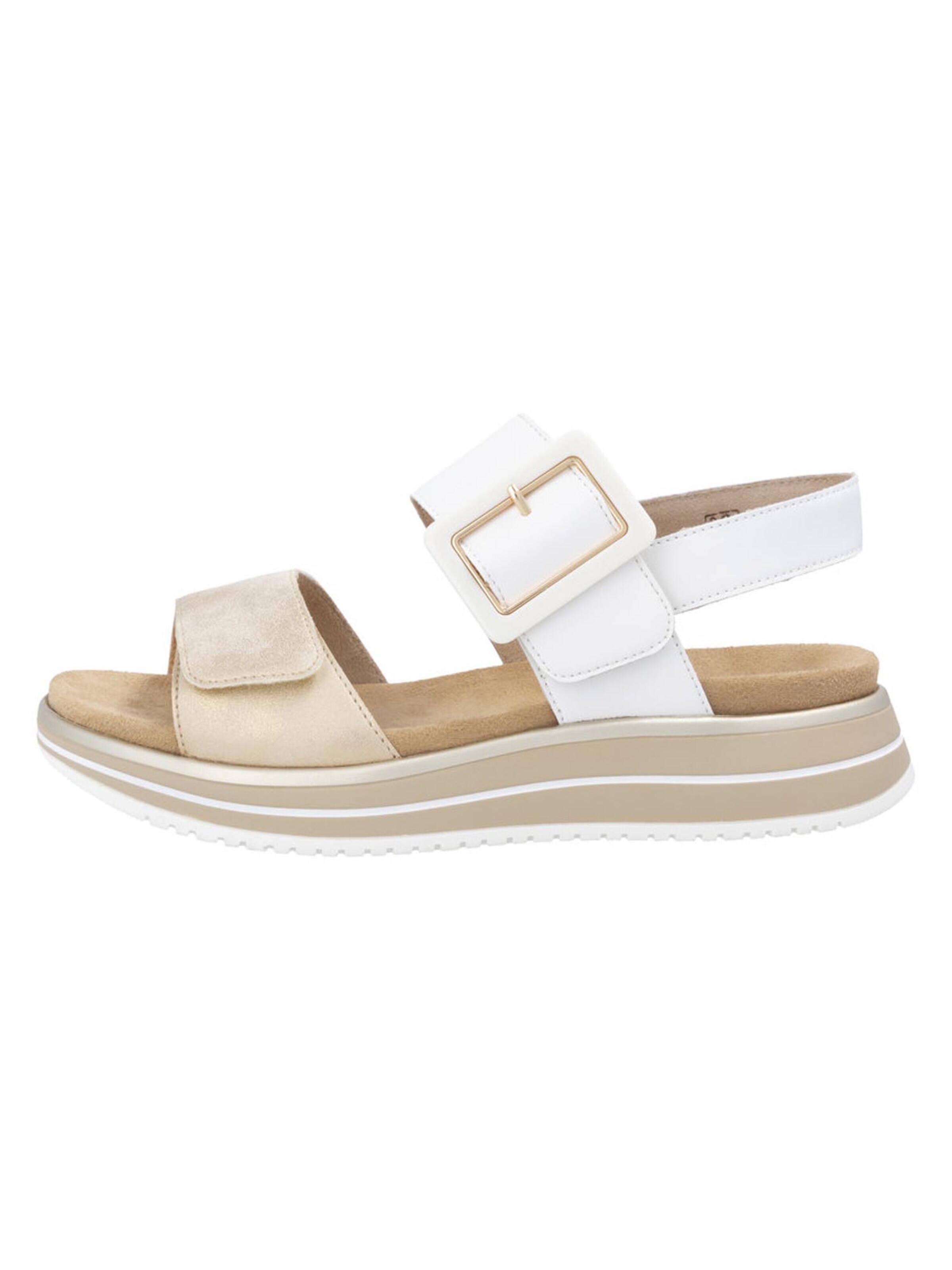 REMONTE Sandaal 'Basic' in Beige: voorkant