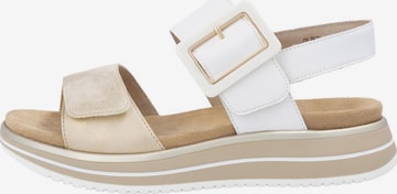 REMONTE Sandaal 'Basic' in Beige: voorkant