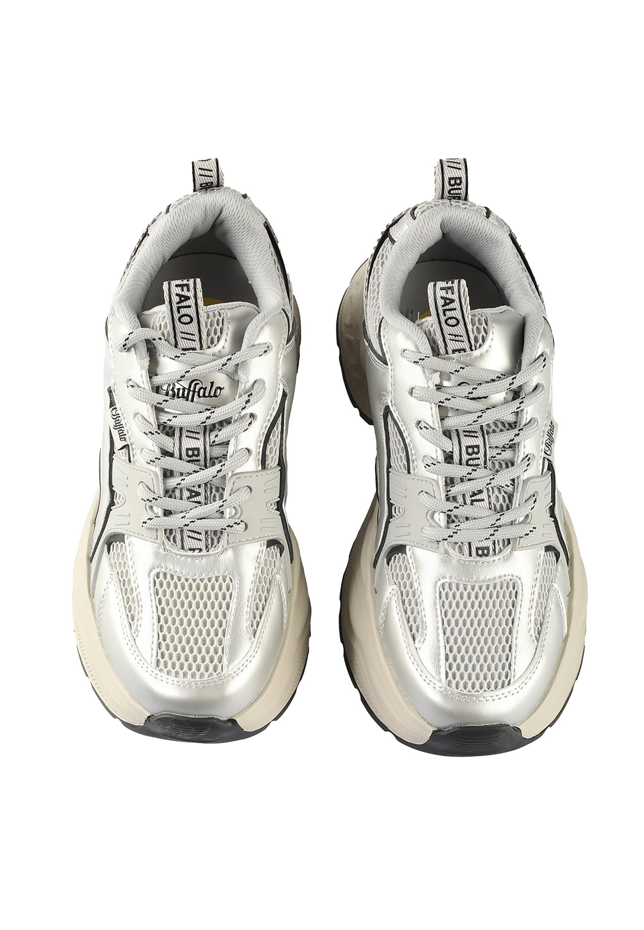 Baskets basses BUFFALO en argent