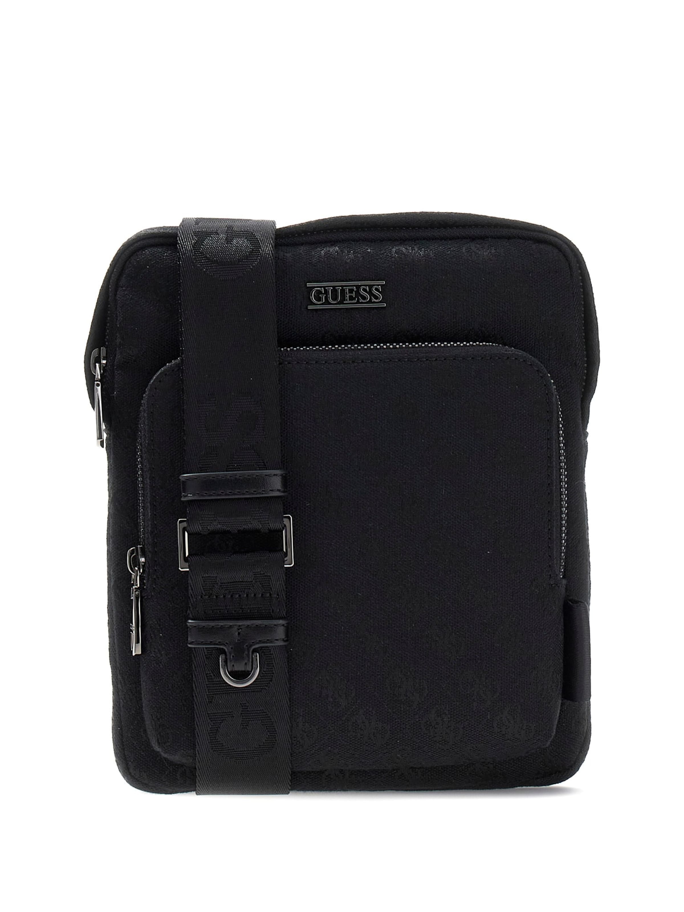 GUESS Сумка через плечо 'Boston' в Черный: спереди
