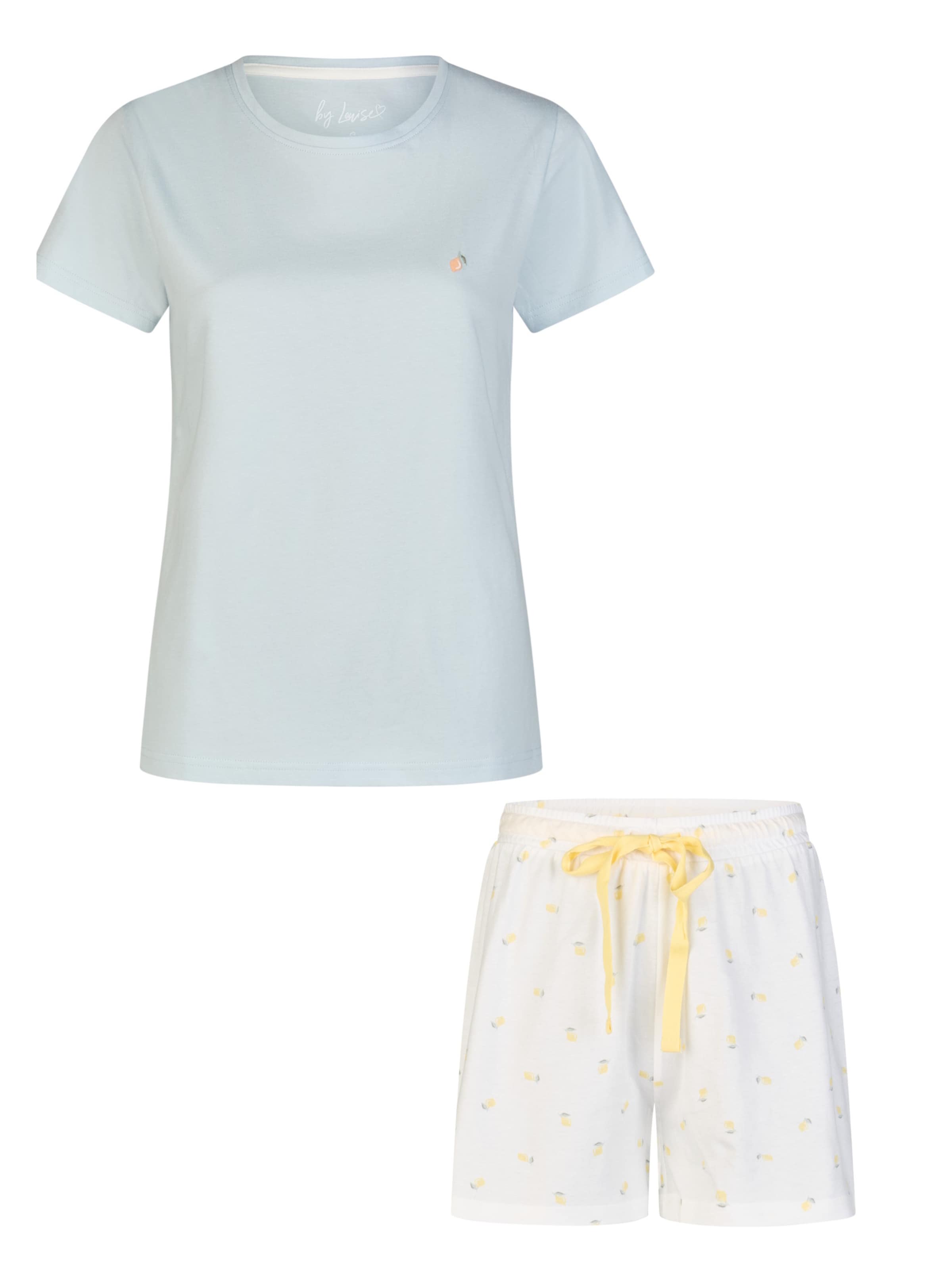 By Louise Pyjama in Blauw: voorkant