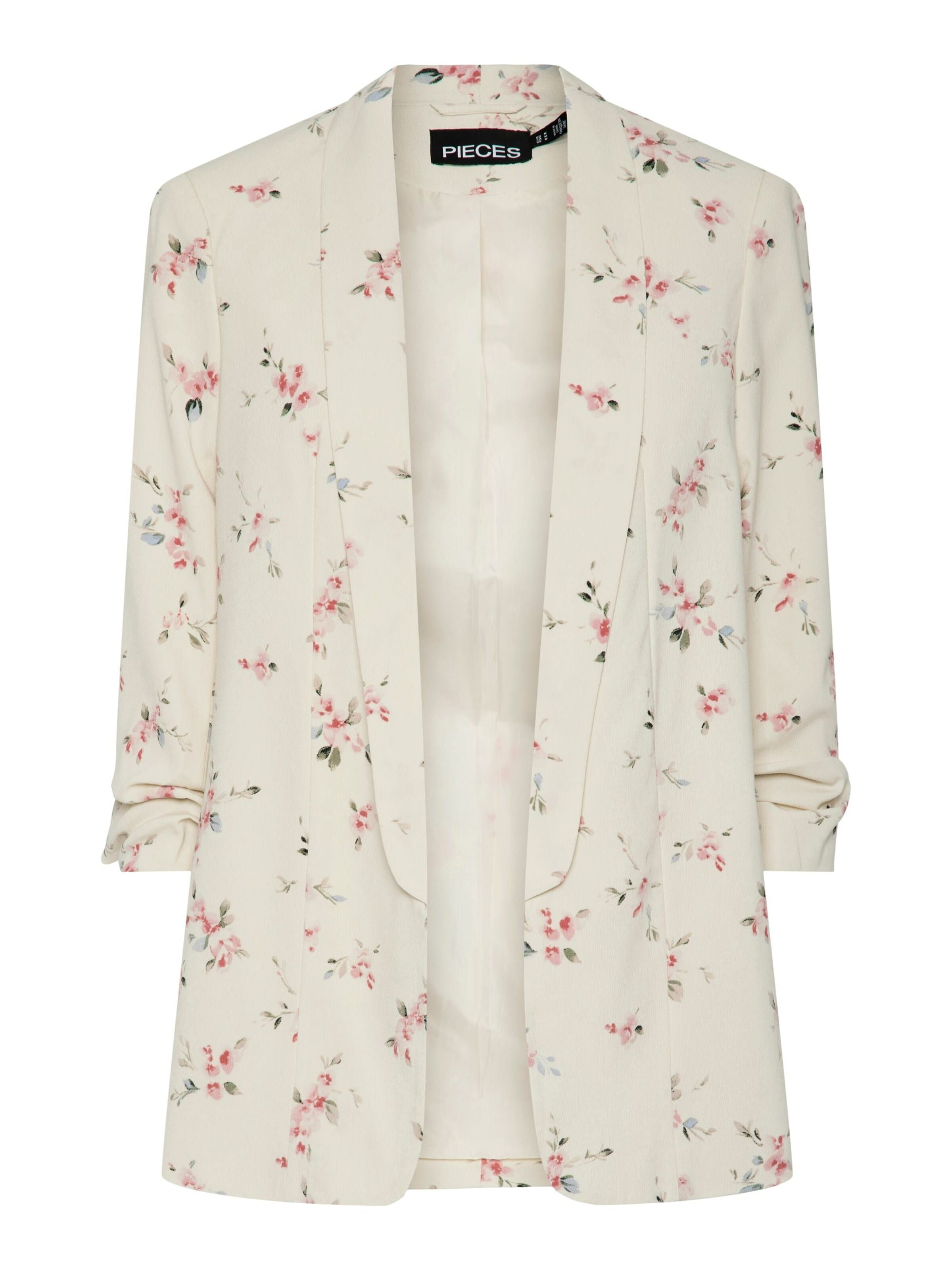 PIECES Blazer '17126850' en 34 en blanc chiné, Vue avec produit