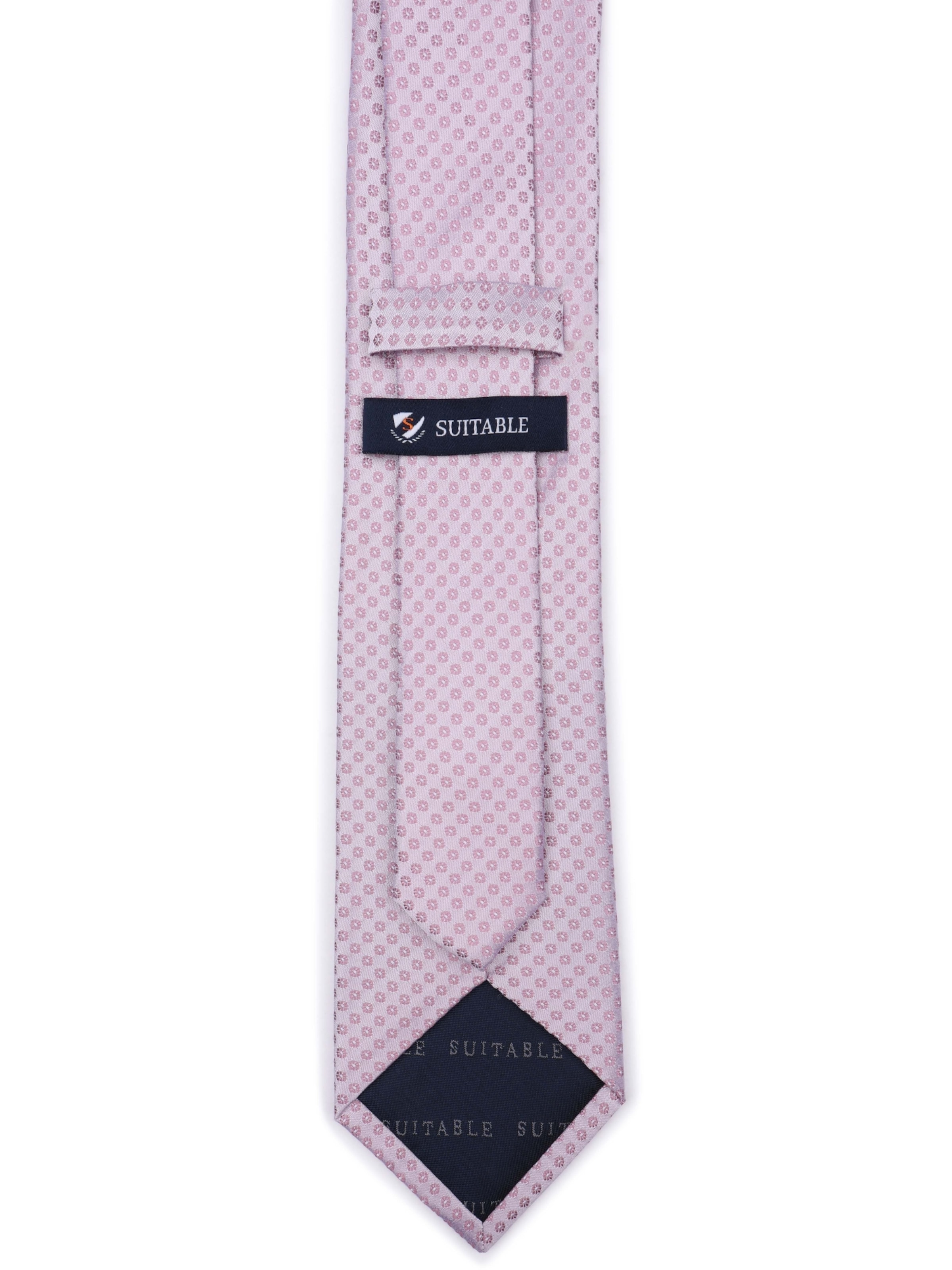 Cravate Suitable en rose