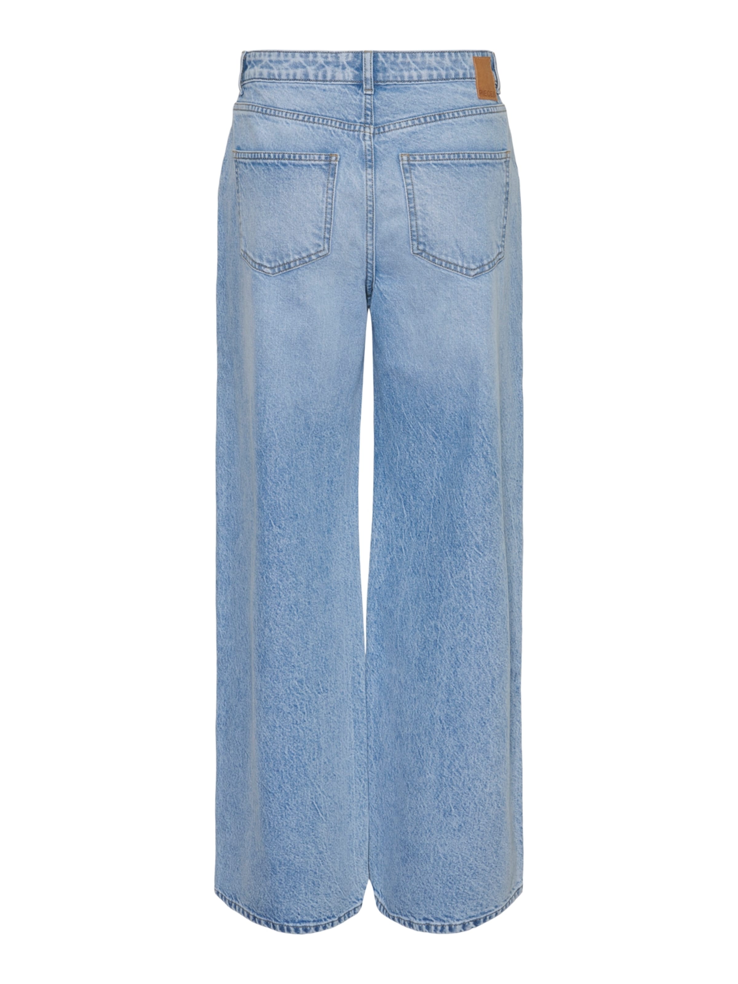 PIECES Wide leg Jeans 'SELMA' in Blue