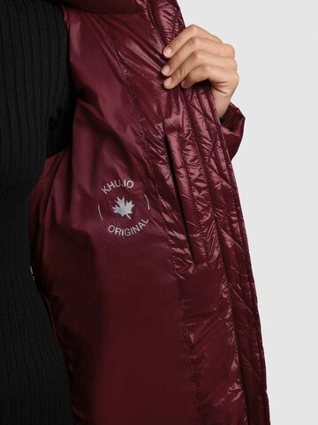khujo Winter Jacket 'Cara' in Red