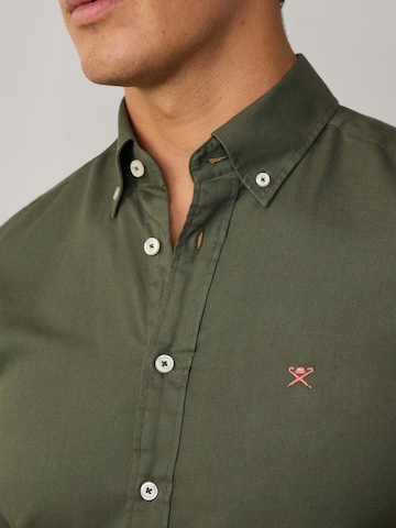 Hackett London Regular Fit Hemd in Grün