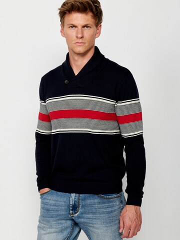 Pull-over KOROSHI en bleu