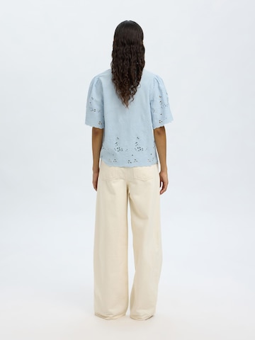 SELECTED - Blusa en azul