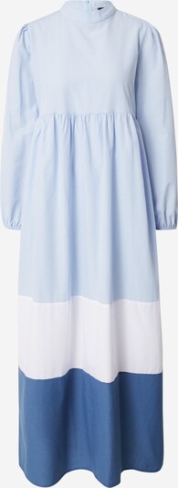 Rochie tip bluză Trendyol pe bleumarin / albastru deschis / alb, Vizualizare produs