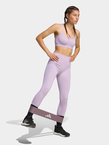 ADIDAS PERFORMANCE Bralette Sports Bra in Purple: front