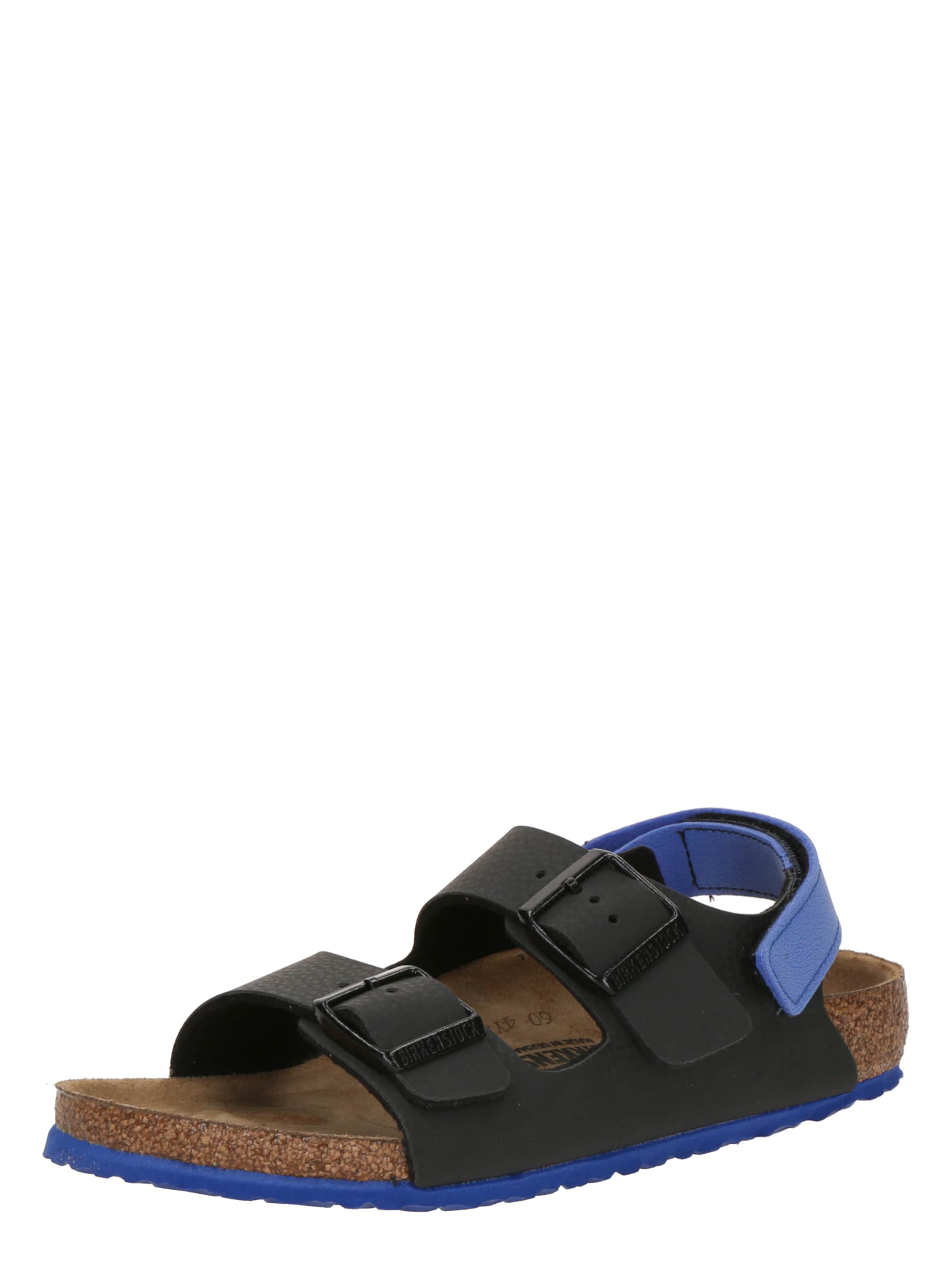 Calzatura aperta 'Milano' di BIRKENSTOCK in nero: frontale