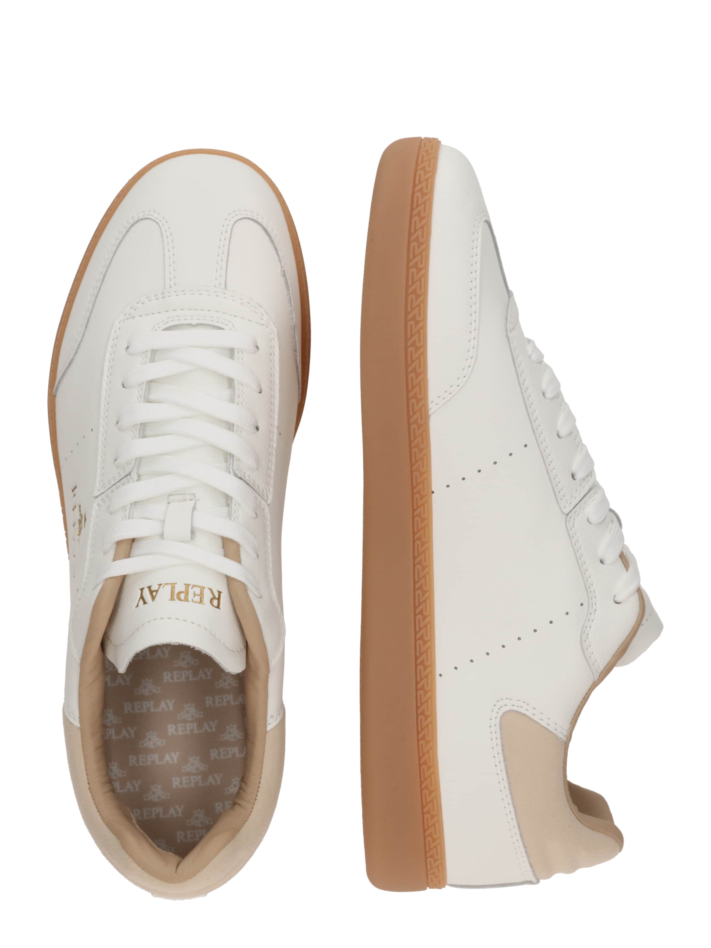 REPLAY Sneakers laag in Wit