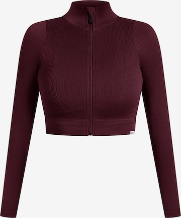 Smilodox Training jacket ' Slim Zeya ' in Purple: front