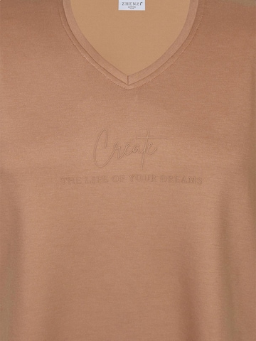 Zhenzi Shirt 'Mya 1274' in Brown