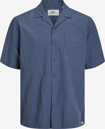 R.D.D. ROYAL DENIM DIVISION Button Up Shirt in Blue: front