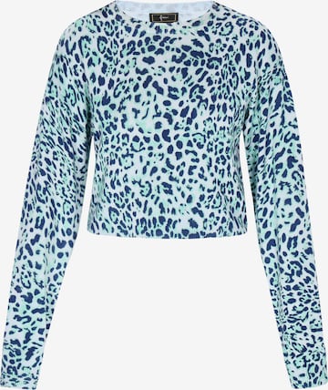 Pull-over faina en bleu : devant