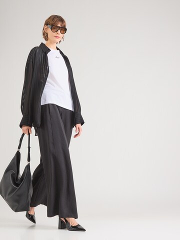 BOSS Тениска 'C_Elove' в бяло