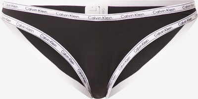 Calvin Klein Swimwear Bikini apakšdaļa, krāsa - melns / balts, Preces skats