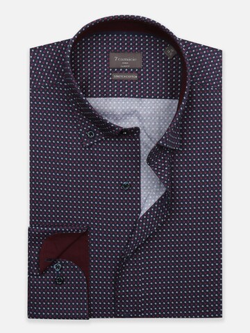 Slim fit Camicia business di 7Camicie in blu