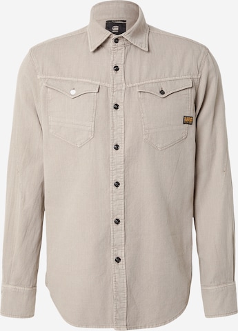Slim fit Camicia di G-STAR in grigio: frontale