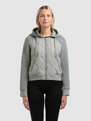 khujo Jacke 'Malaya' in Grau: Vorderseite