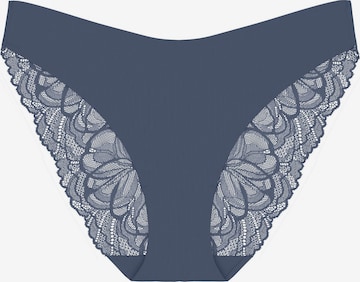 TRIUMPH Tai-Slip ' Red Label Body Make-Up Illusion Lace ' in Blau: Vorderseite