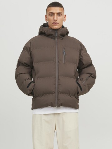 JACK & JONES Winter Jacket 'Sweep' in Brown