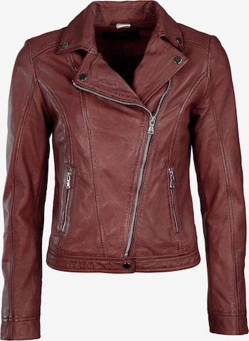 JCC Lederjacke in Rot: Vorderseite