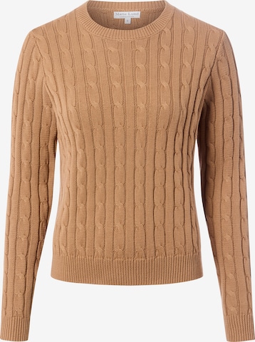 Marie Lund Pullover in Braun: Vorderseite