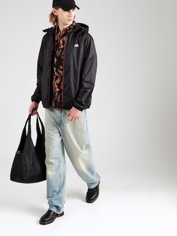 juoda Superdry Demisezoninė striukė 'ESSENTIAL'