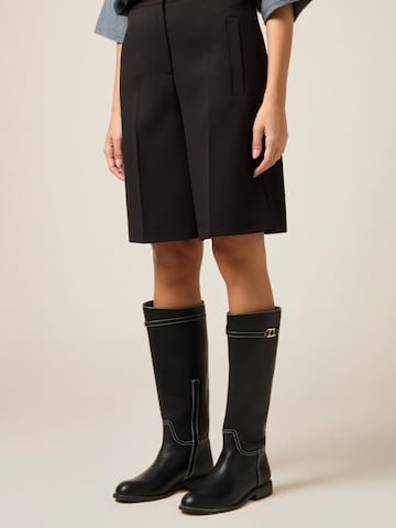 Regular Pantalon oltre en noir