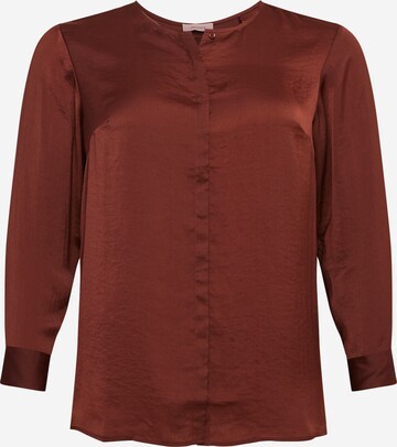 TRIANGLE Blouse in Brown: front