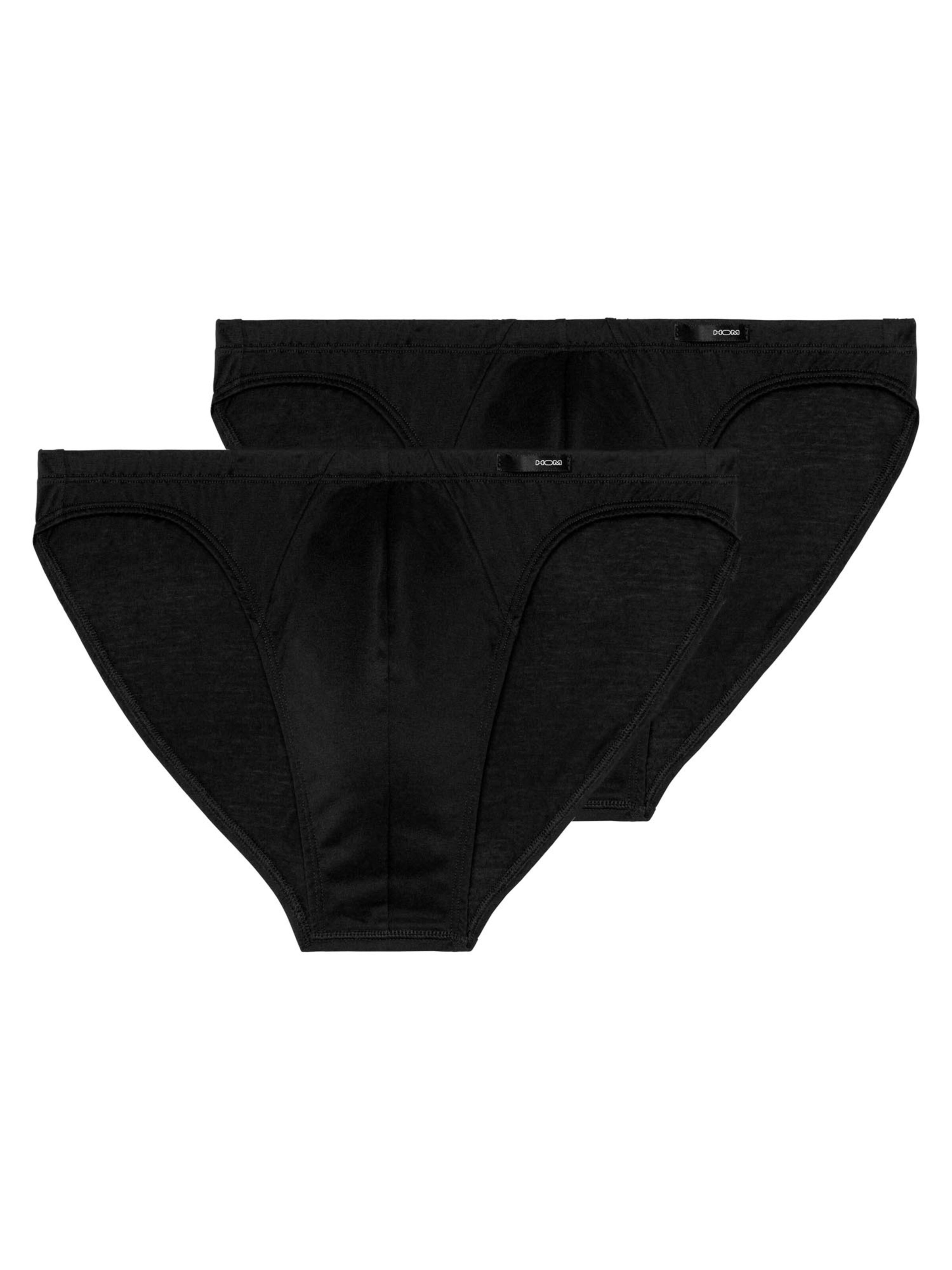 HOM Panty 'Premium Cotton' in Black: front