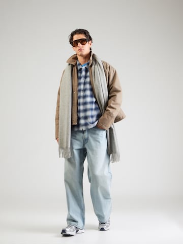 GAP Regularny krój Koszula w kolorze niebieski