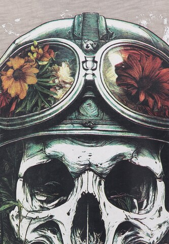 Maglietta 'Fearless' di Key Largo in grigio