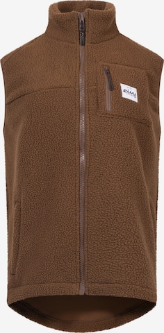 Gilet de sport Eivy en marron : devant