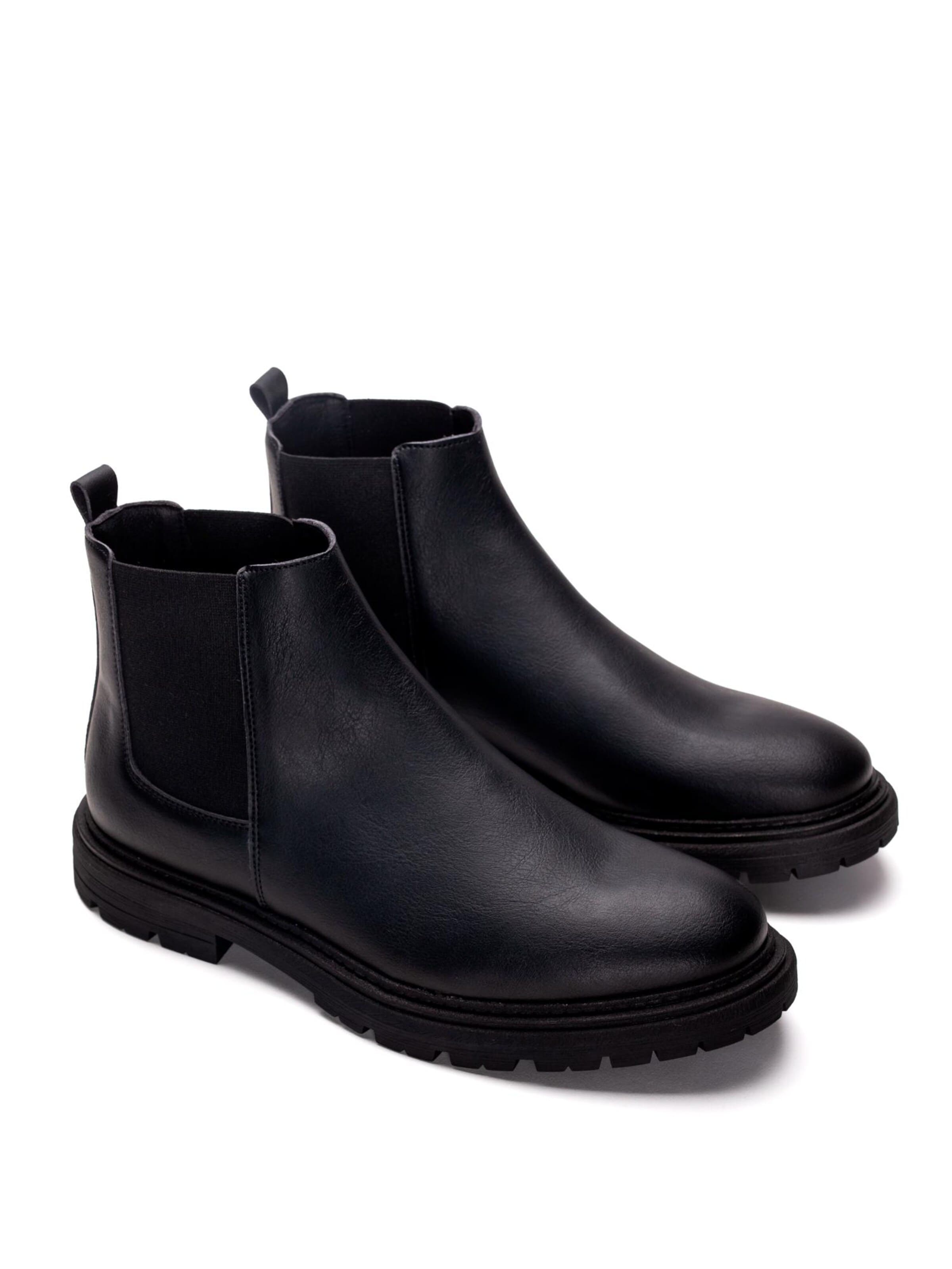 nae Vegan Shoes Chelsea boty 'Lukas' – černá