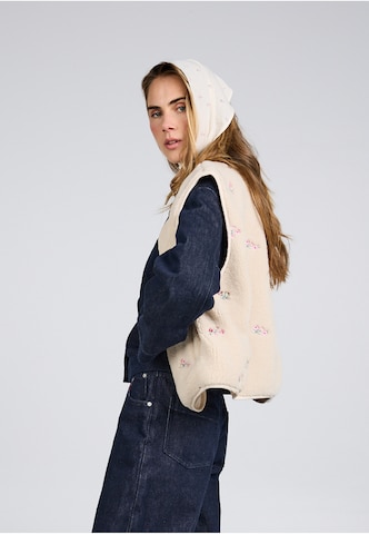 OH APRIL - Colete 'Magnolia' em branco