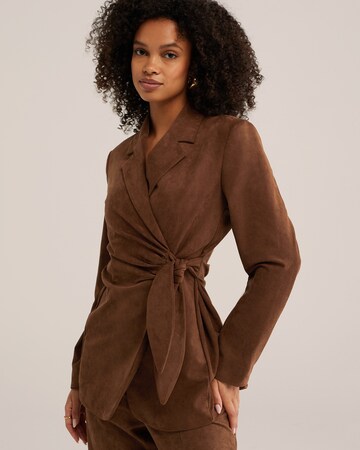 WE Fashion Blazers in Bruin: voorkant