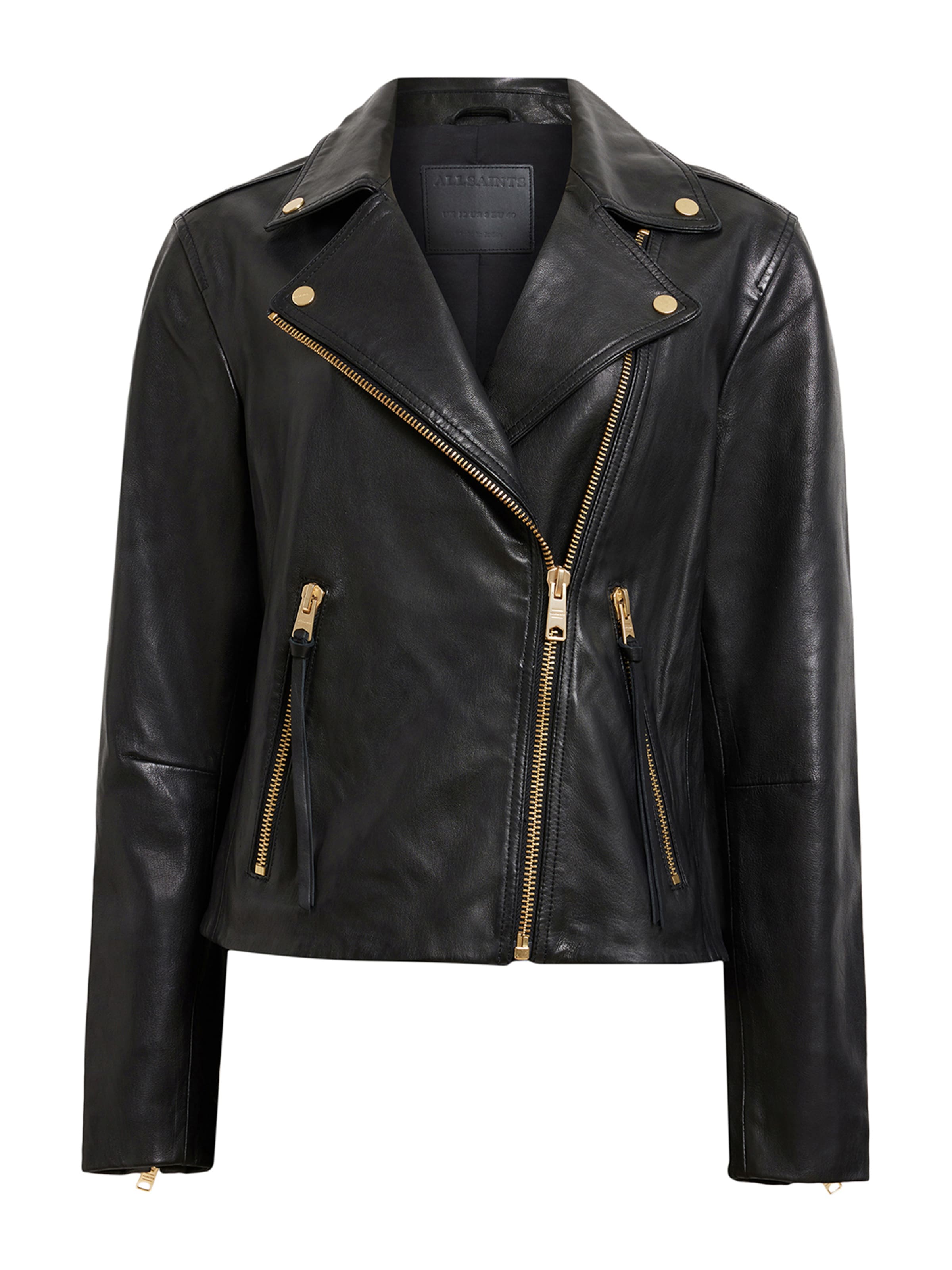 AllSaints Kurtka przejściowa &#x27;Dalby&#x27; w kolorze czarny: przód