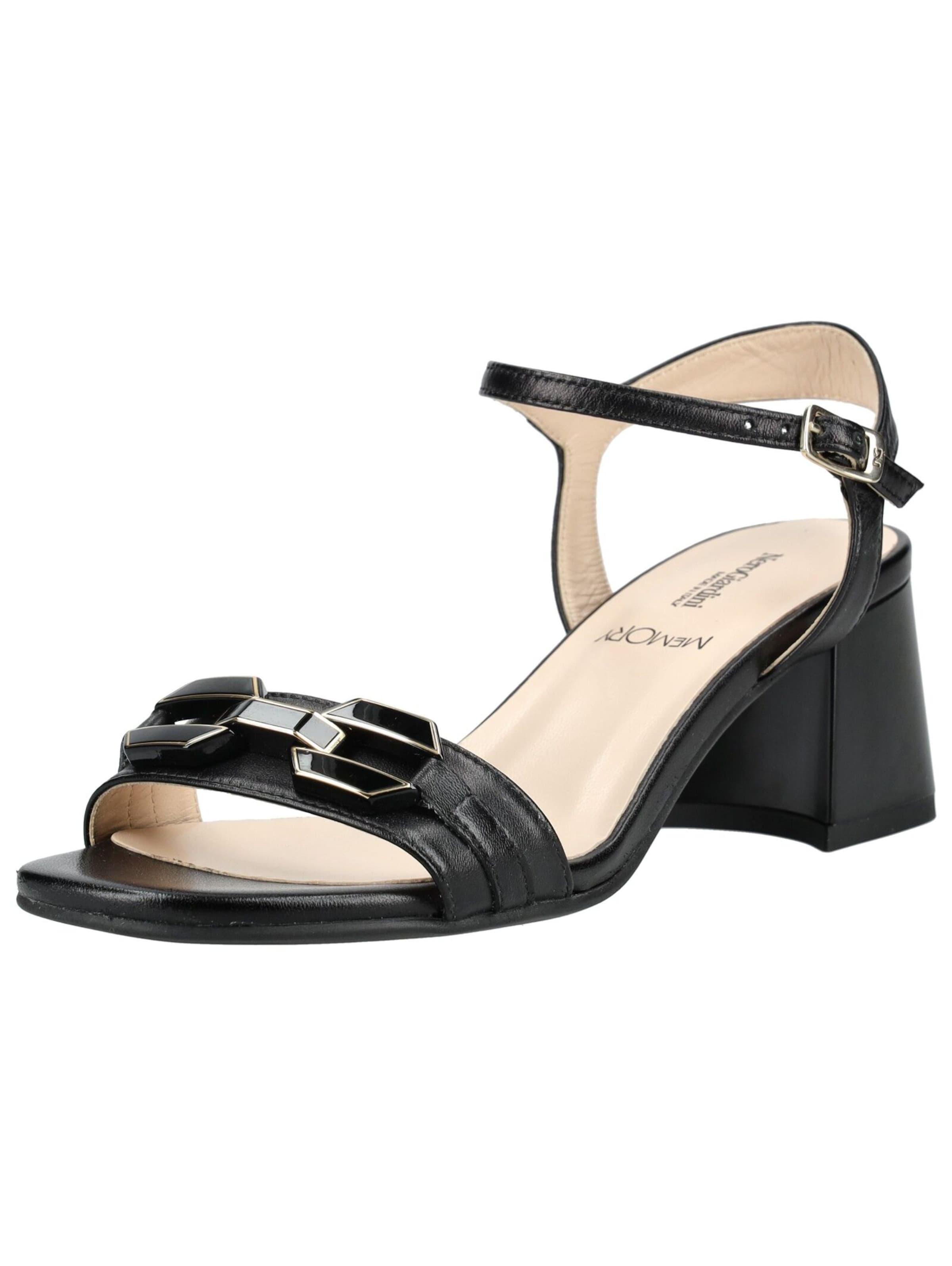 Sandales à lanières Nero Giardini en noir : devant