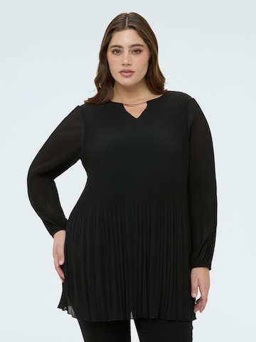 Fiorella Rubino - Blusa en negro: frente