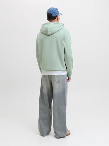 Bluză de molton 'JJHAYATO' de la JACK & JONES pe verde