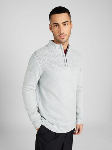 BRAVE SOUL Sweater in Grey: front