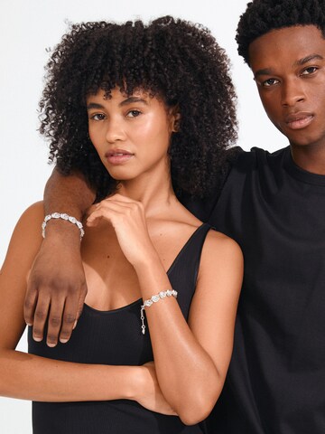 Pilgrim Armband 'Inner' i silver: framsida
