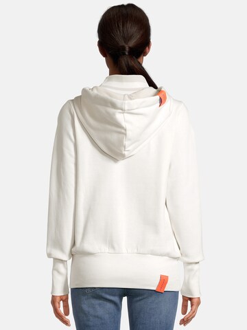 salzhaut Sweatshirt 'RÖÄEN' in Wit