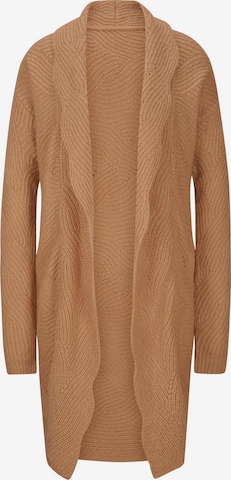 Cardigan Linea Tesini by heine en beige : devant